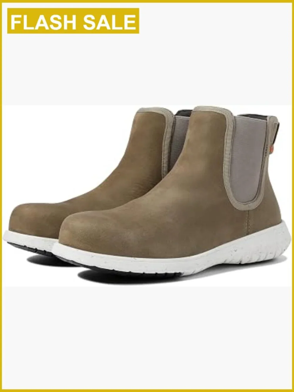 Composite Toe Waterproof Chelsea Boots Slip-On EVA Leather